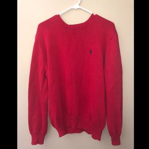 Men’s Red Polo Sweater
